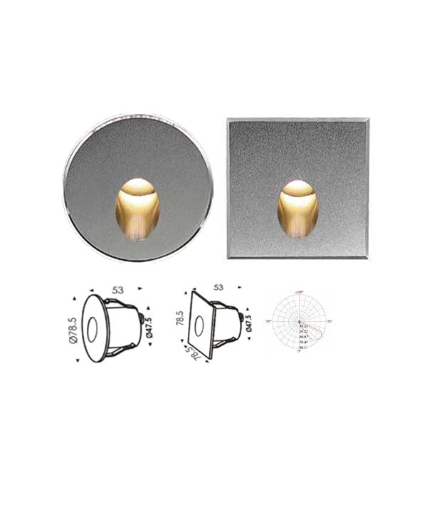 Step Light LUM-STO-2W-R LUM-STO-2W-S